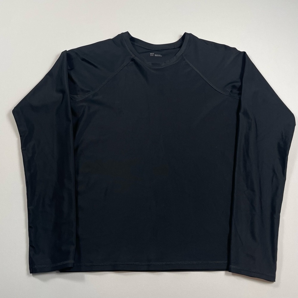 Aerie Black Long Sleeve Performance Women’s Top | M Athleisure Gym Beach